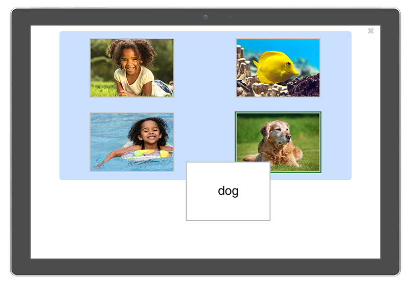 A picture of the See and Learn Language and Reading Sounds Windows app.
